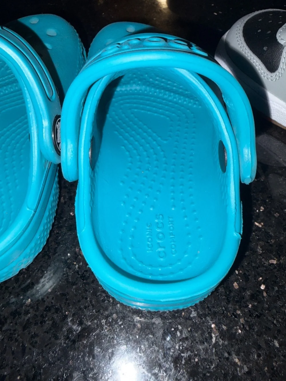 Toddler Crovs size 5, worn a few times